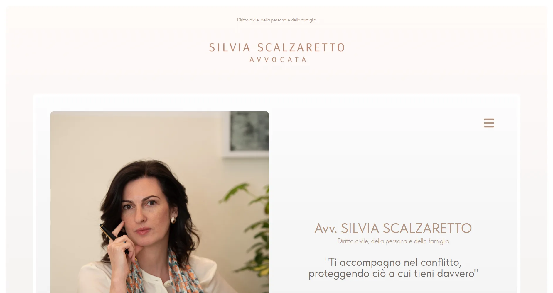 Silvia Scalzaretto: Sito Web per Avvocata Familiarista a Milano e Bergamo