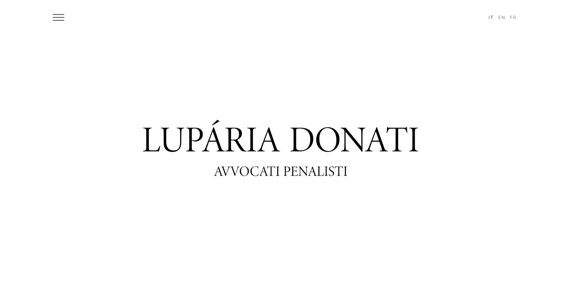 Studio Lupária: Sito Web Trilingue per Studio di Avvocati Penalisti a Milano